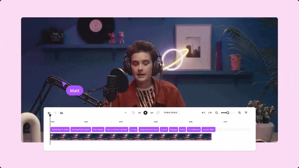 quso ai built in video editor