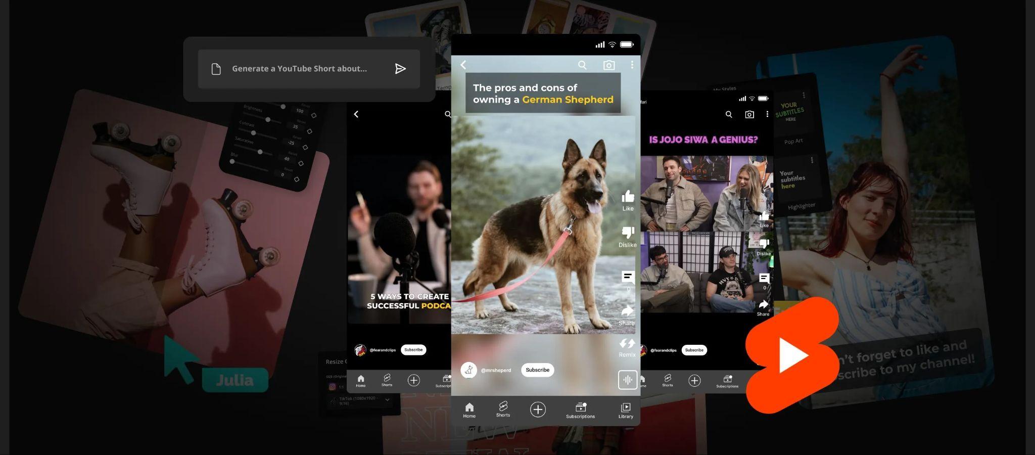 ai short generator kapwing