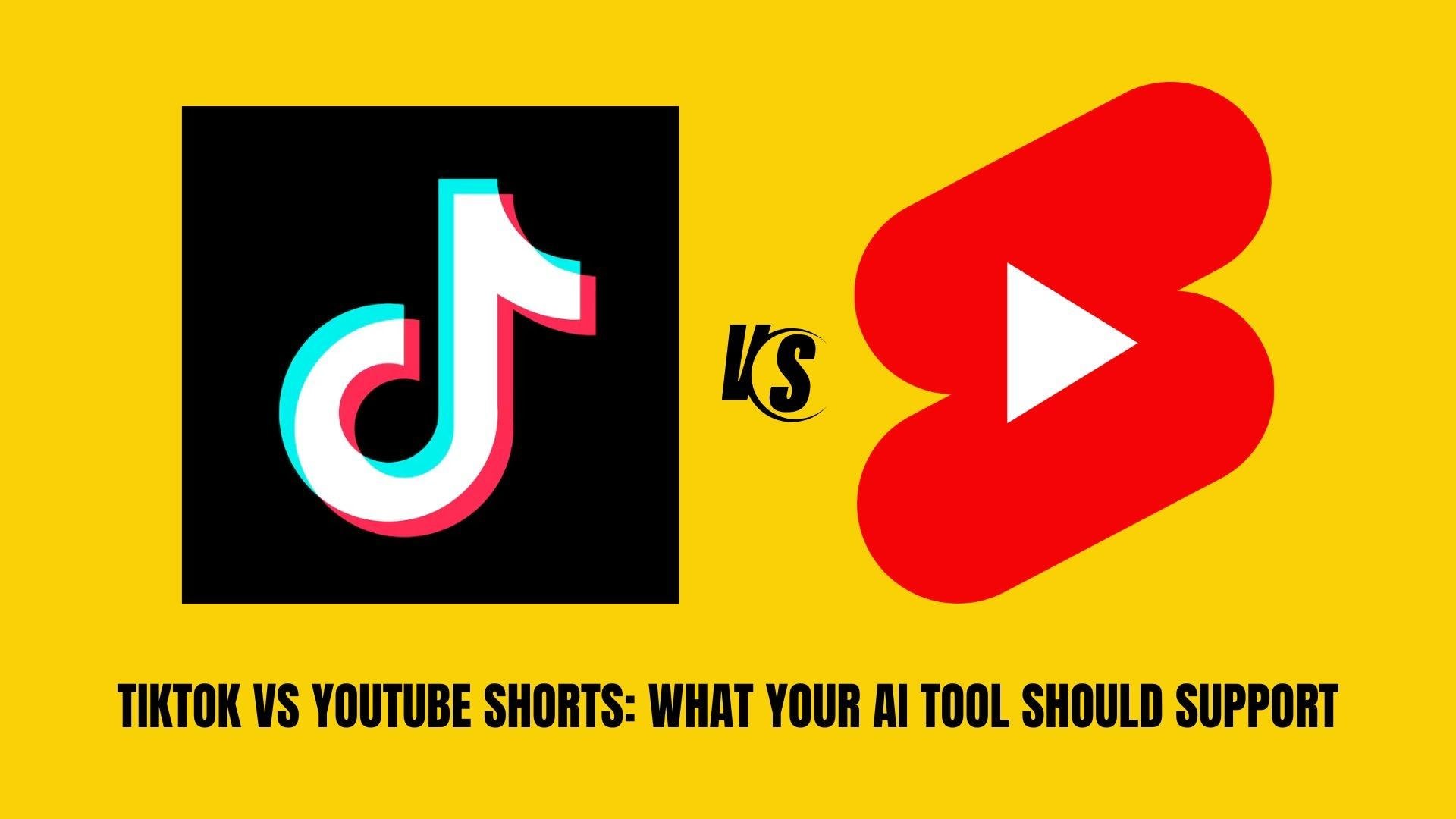 tiktok vs youtube shorts