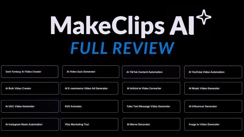 MakeClips AI 전체 리뷰 대표 이미지