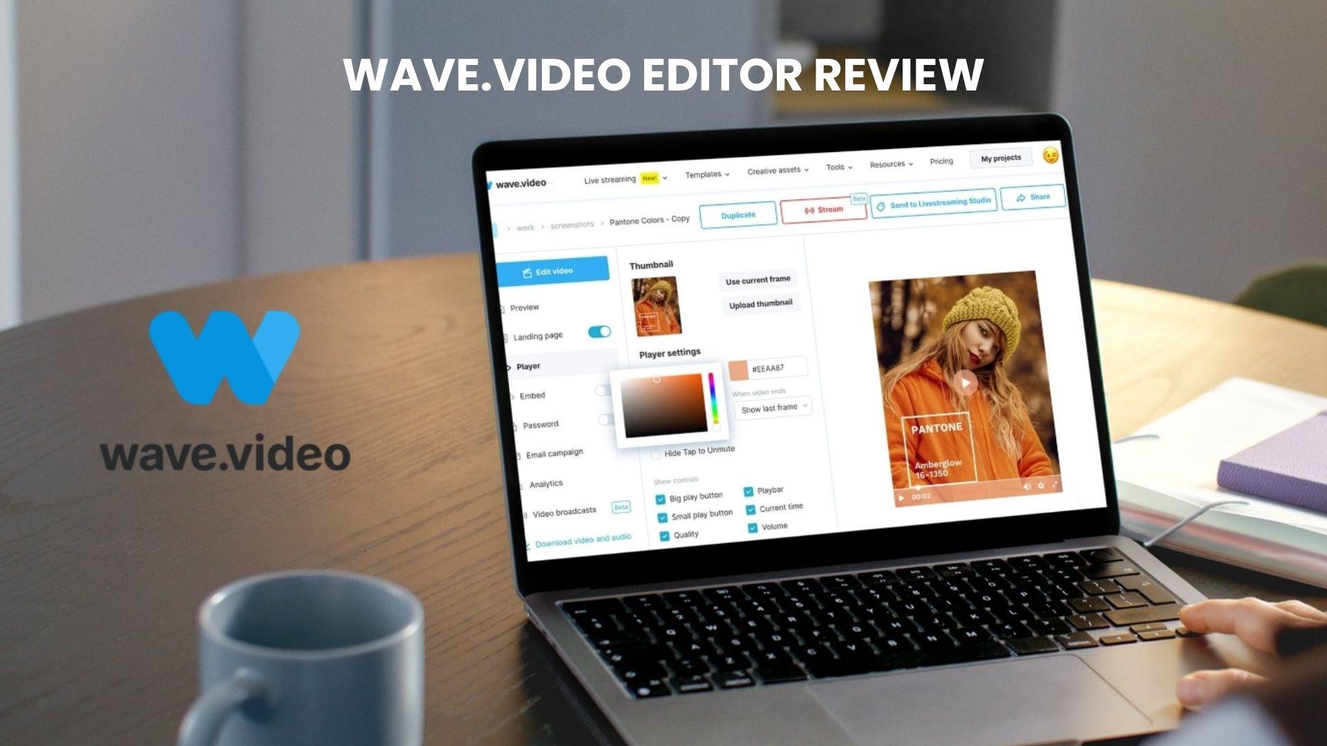 Wave.video 편집기 리뷰