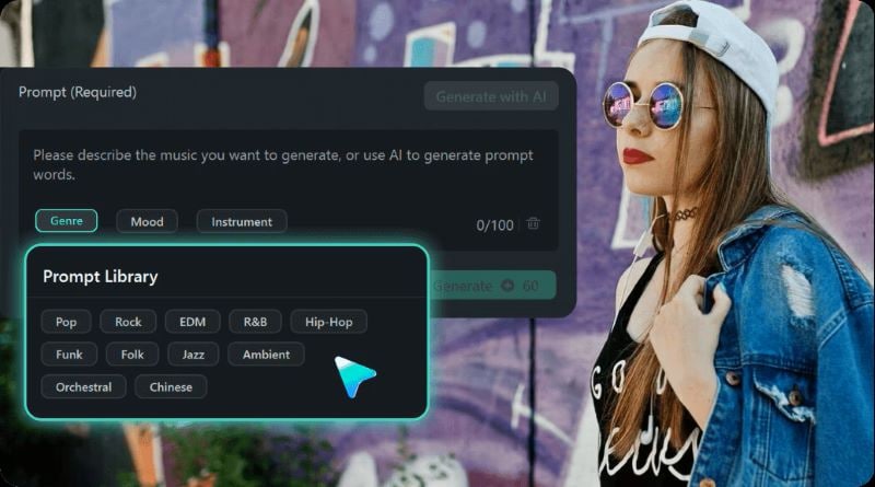 audio generator in filmora