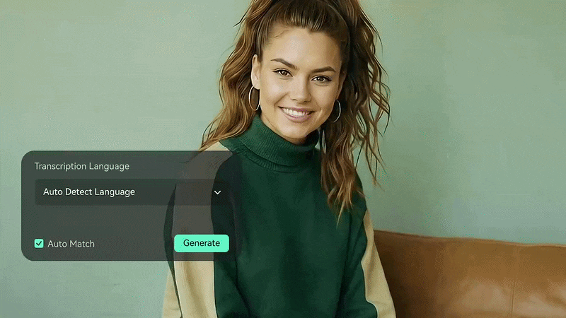 auto captions in filmora