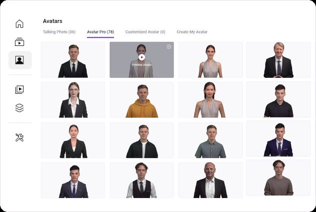 ai avatars in vidnoz