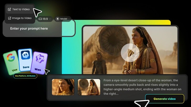 wayinvideo ai video generator feature