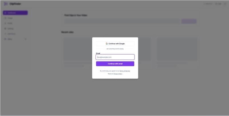sign up or log in