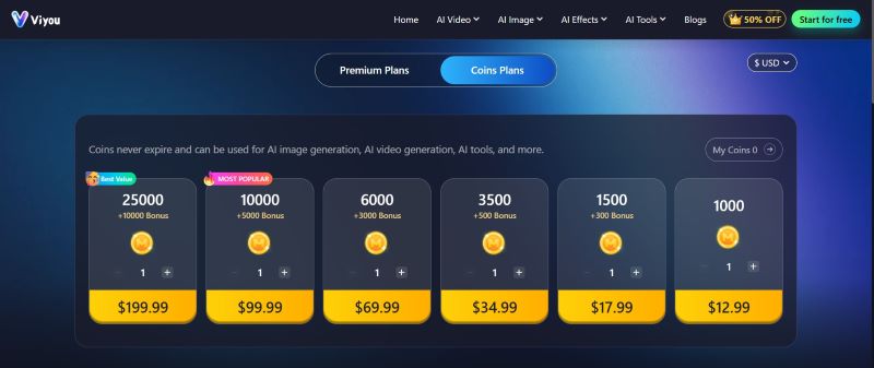 coins plans