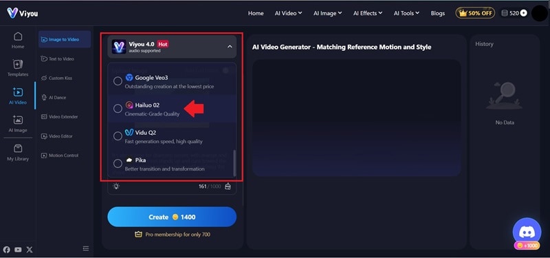 select ai model
