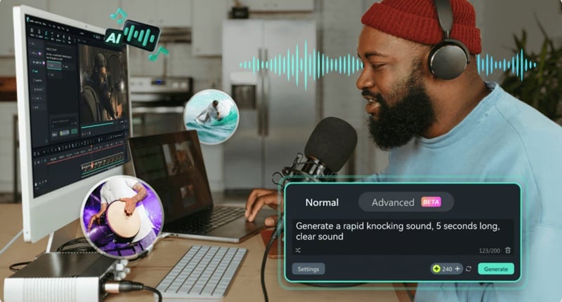 picsman ai sound effect generator feature