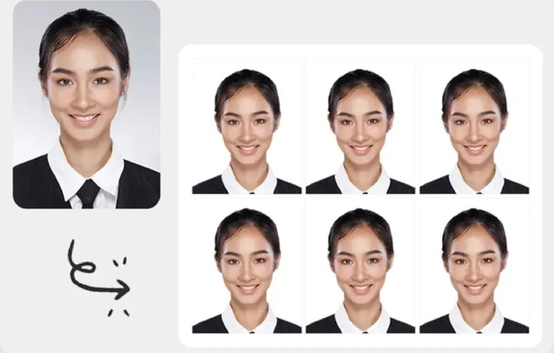 picsman ai passport photo maker feature