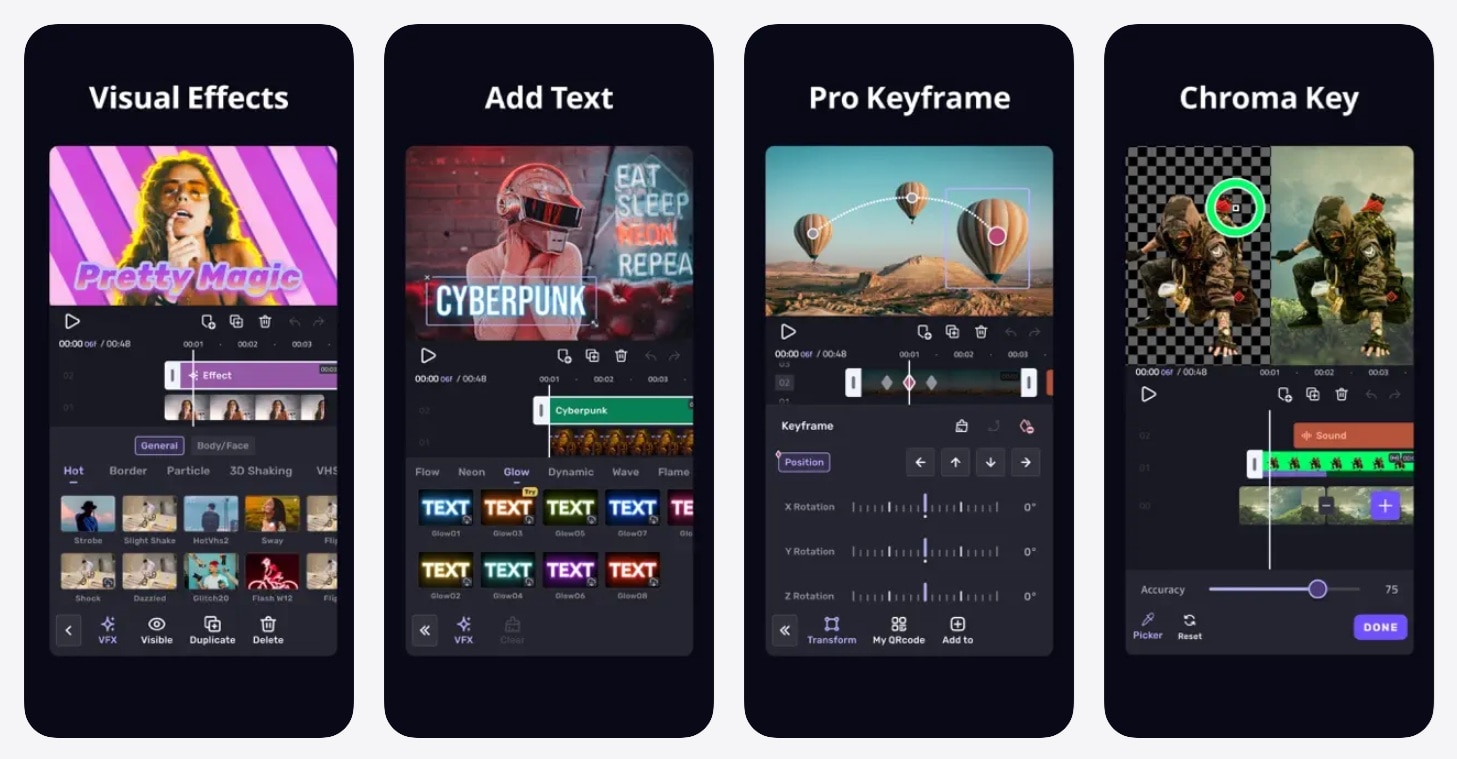 vivacut app key features