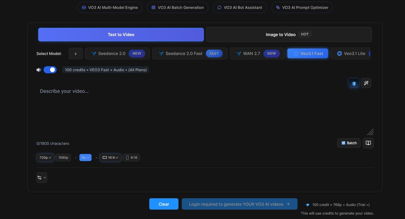 vo3 ai video generator