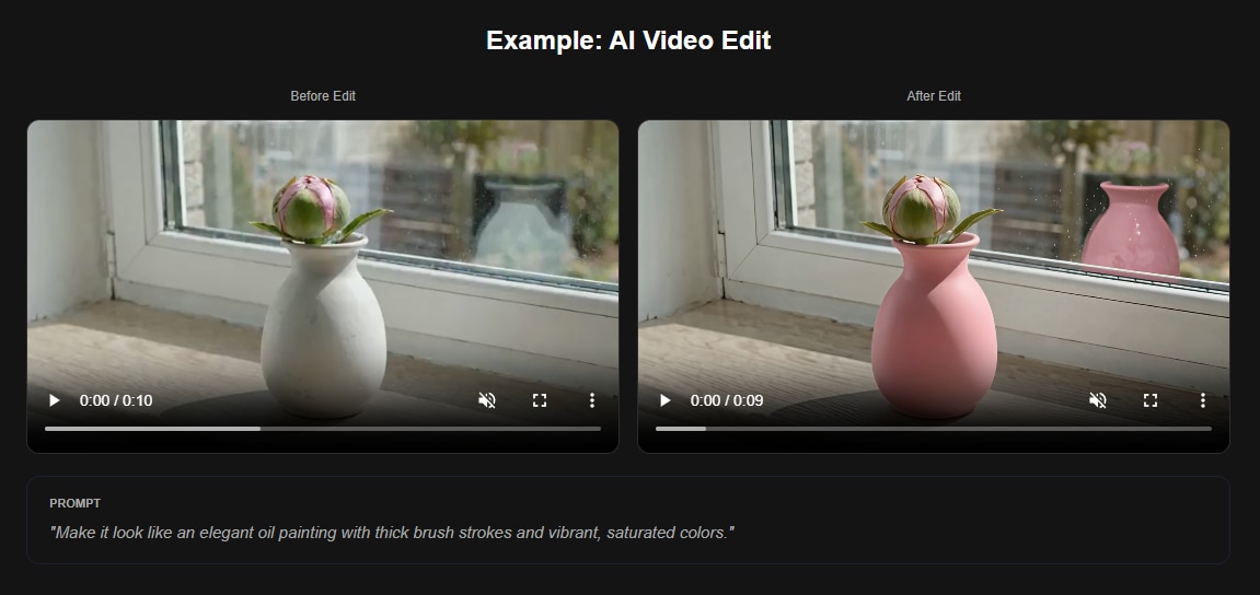 vo3 ai video editor