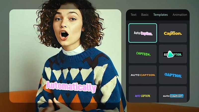 filmora auto caption generation