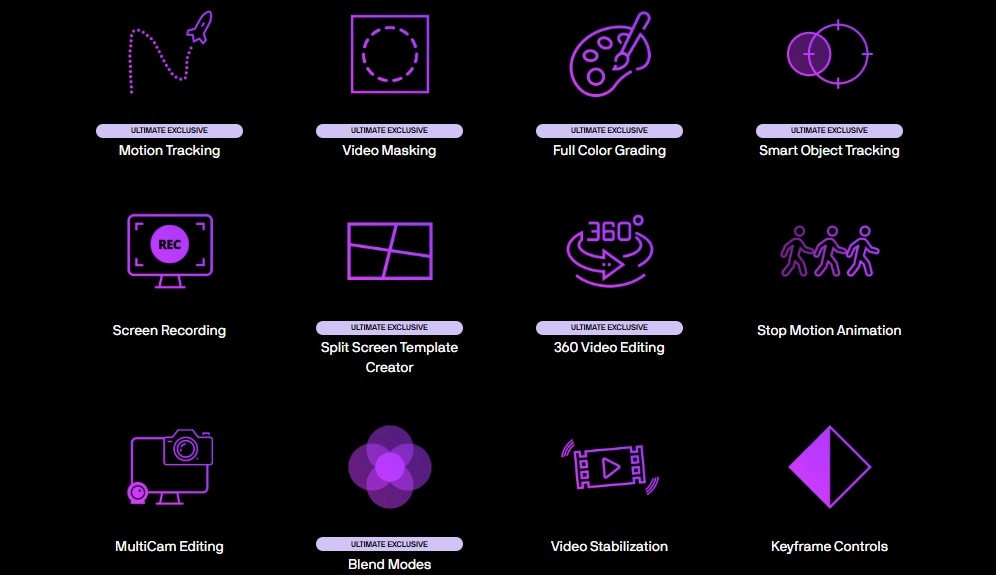 key highlights of pinnacle studio software