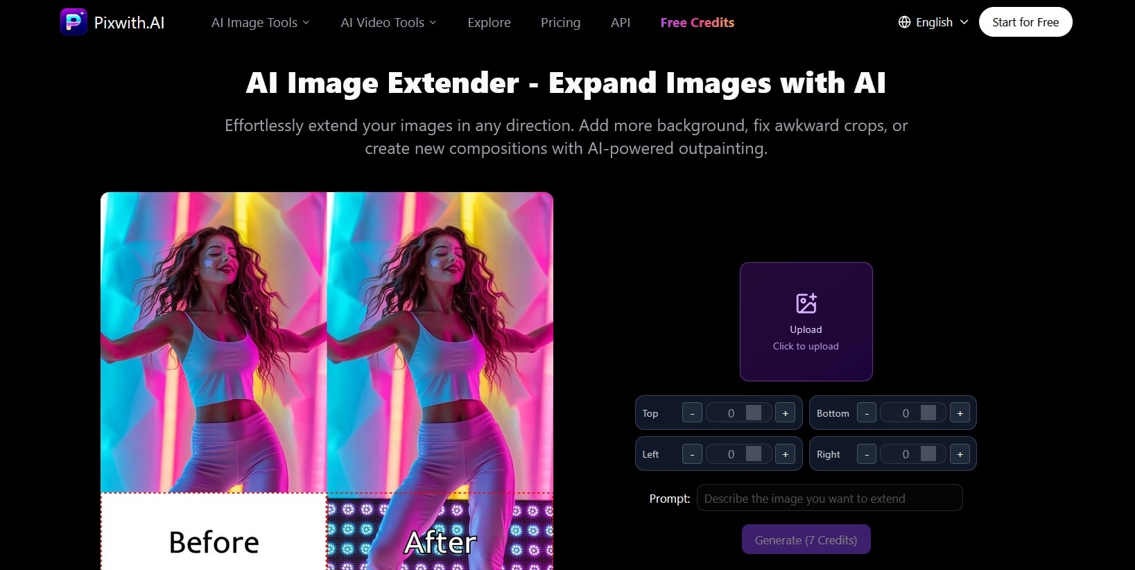 pixwith ai image extender