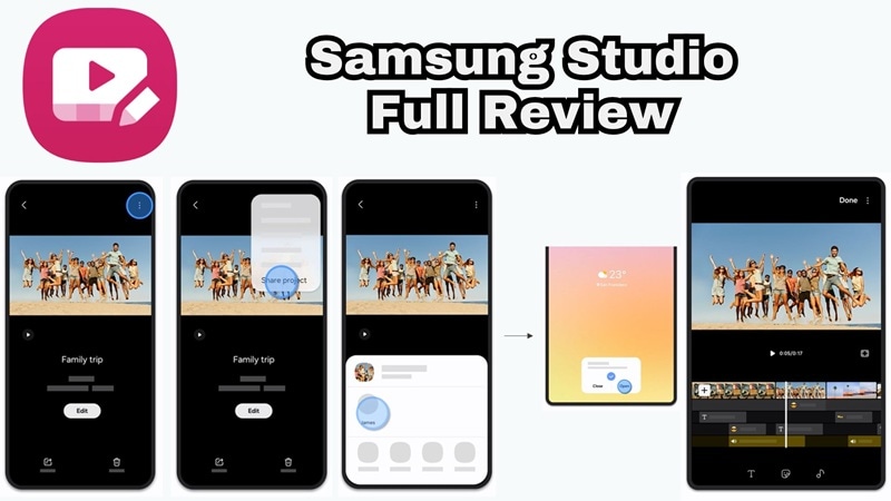 reviewing samsung studio video editor
