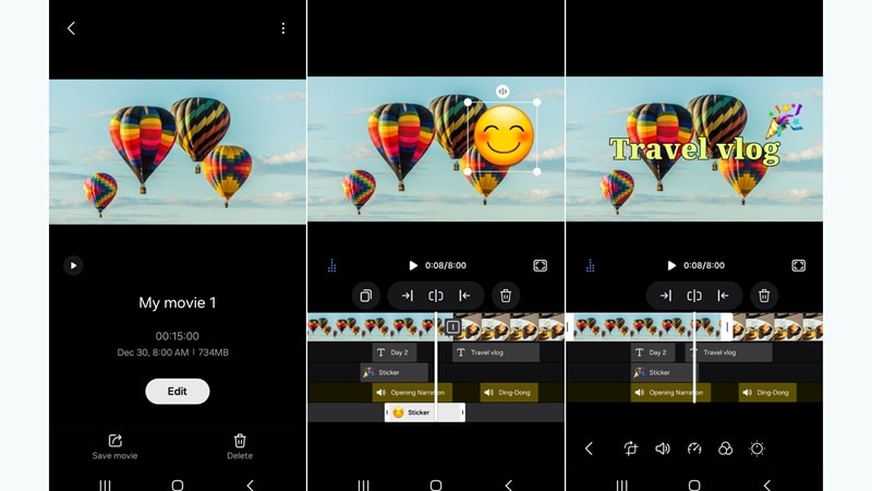 samsung studio workflow on android