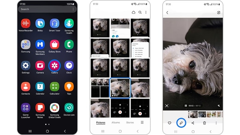 how to access samsung studio
