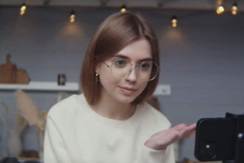 veed eye contact on lower quality video