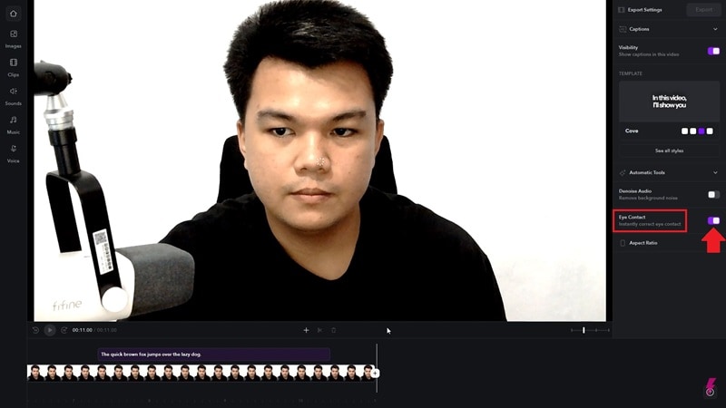 enable eye contact