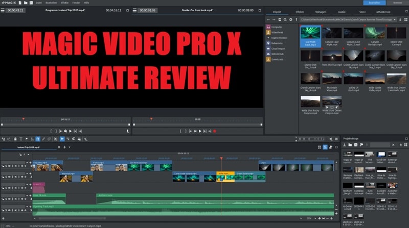 reviewing magix video pro