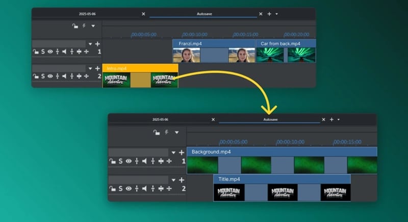 magix video pro nested sequence