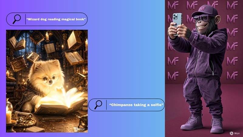 wan ai image generator feature