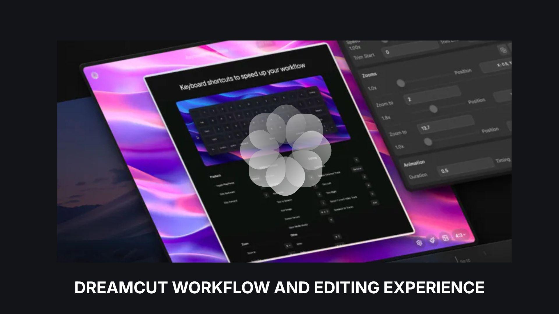 dreamcut workflow