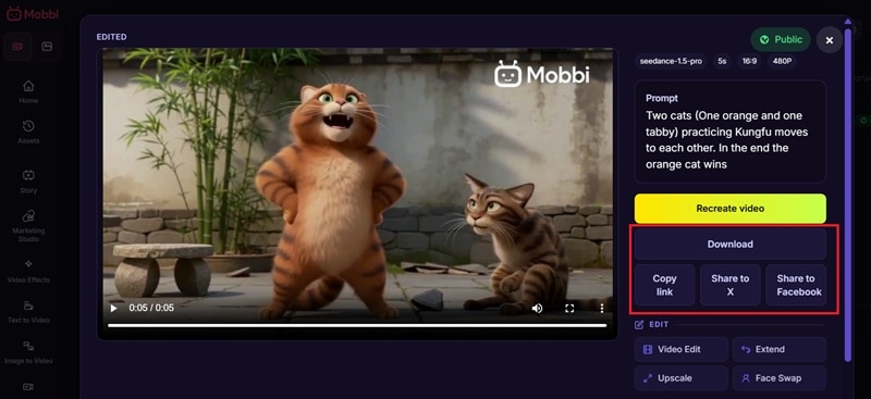 preview mobbi ai video and download