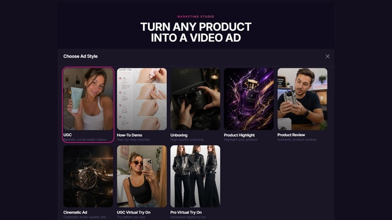 mobbi ai ad style templates