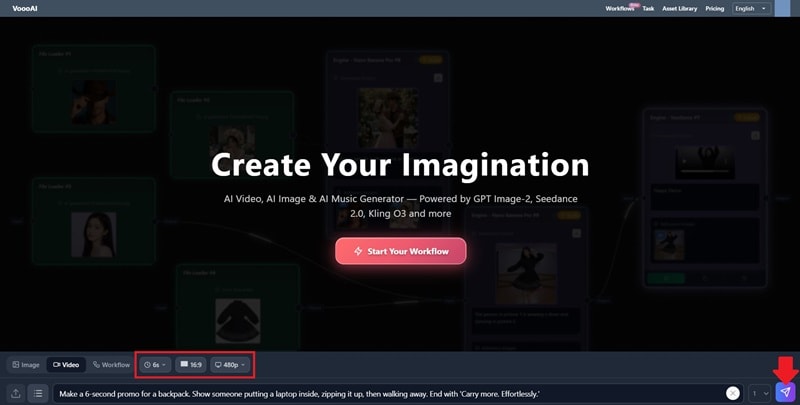 set video setting and generate