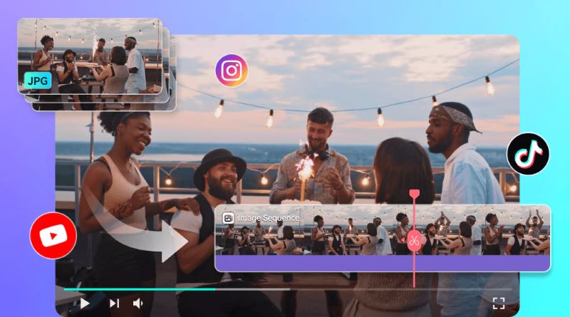 image sequence to video in filmora