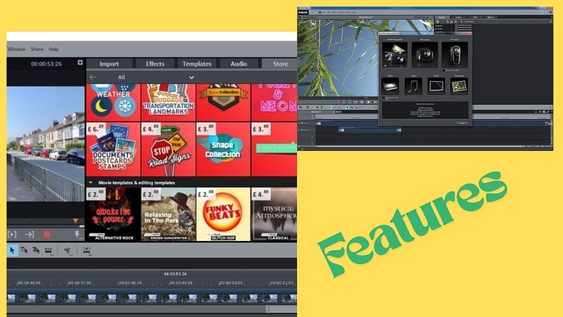 magix movie edit features