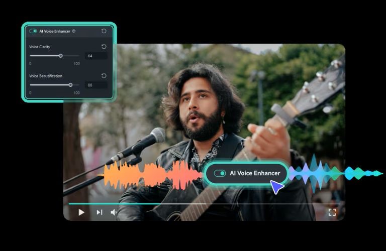 enhance your audio with filmora