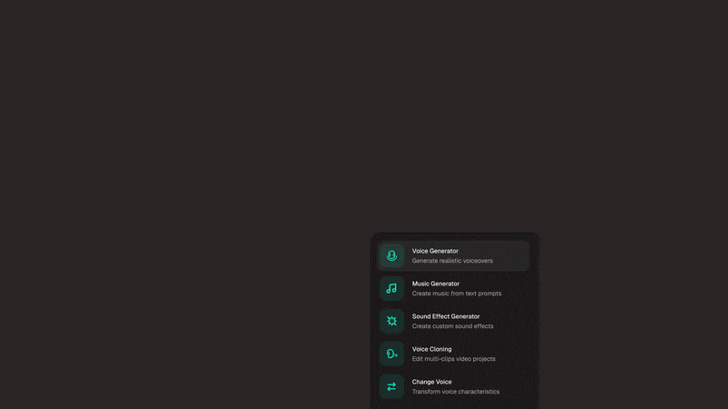 magnific ai audio workspace