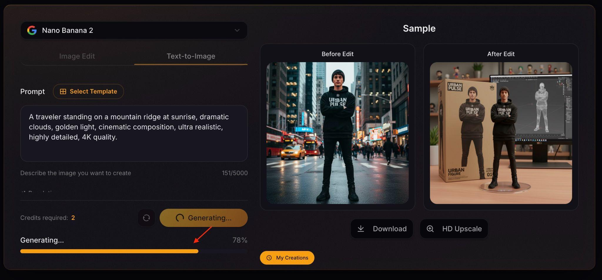 generating the prompt