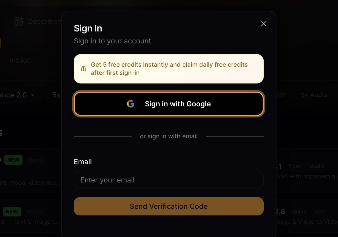 aivvid ai sign up