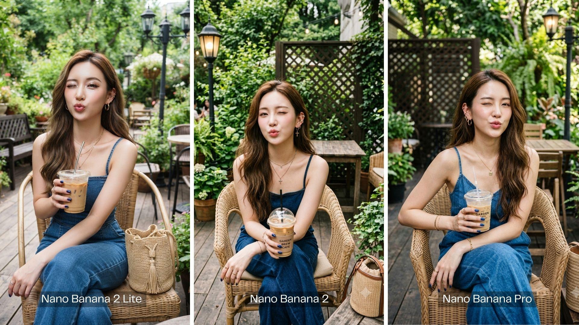 Nano Banana 2 Lite 인물 사진 품질 비교