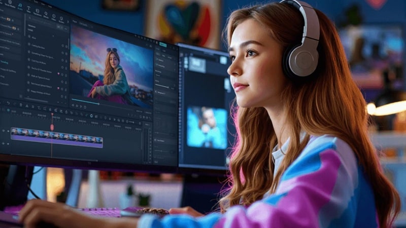 editing music video in filmora