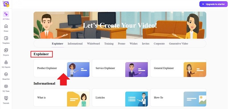 select product explainer