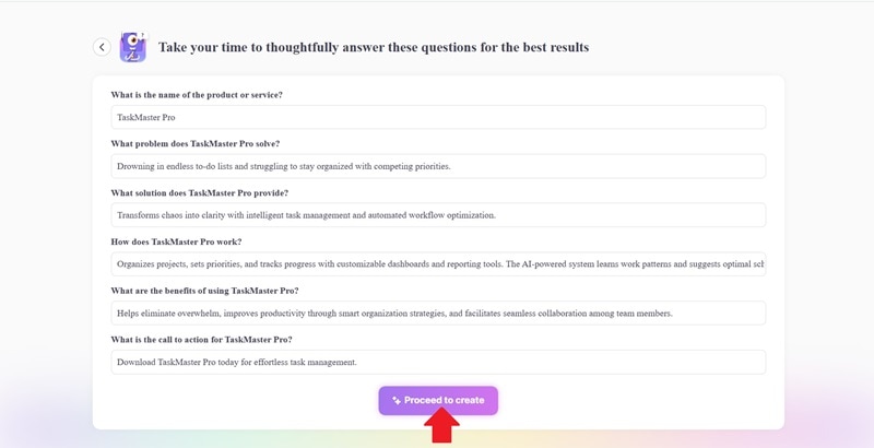 answer the product questions