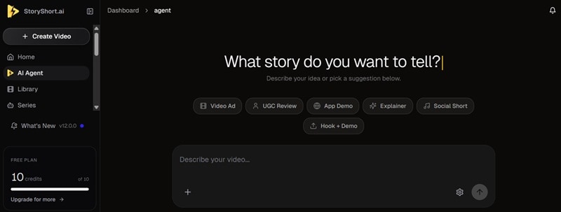create ai video with ai agent