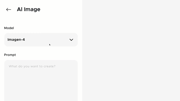 create ai image with morph studio