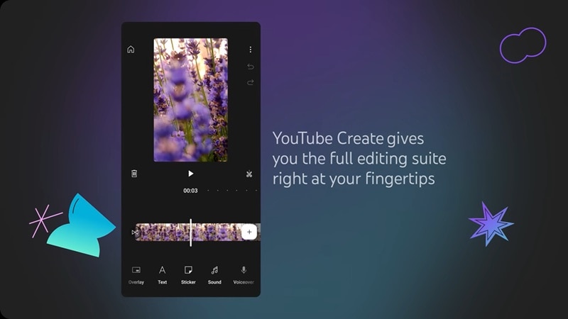 youtube create timeline