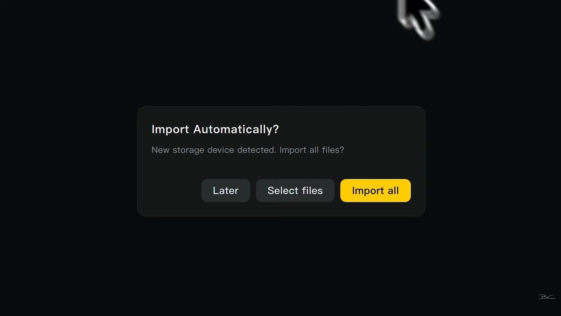 import 360 footage