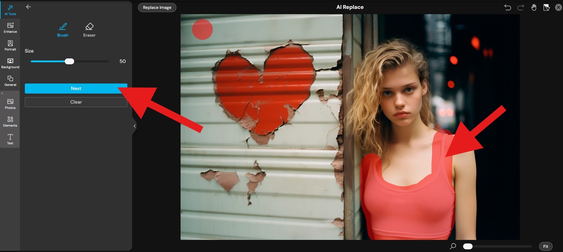 select to replace object myedit ai