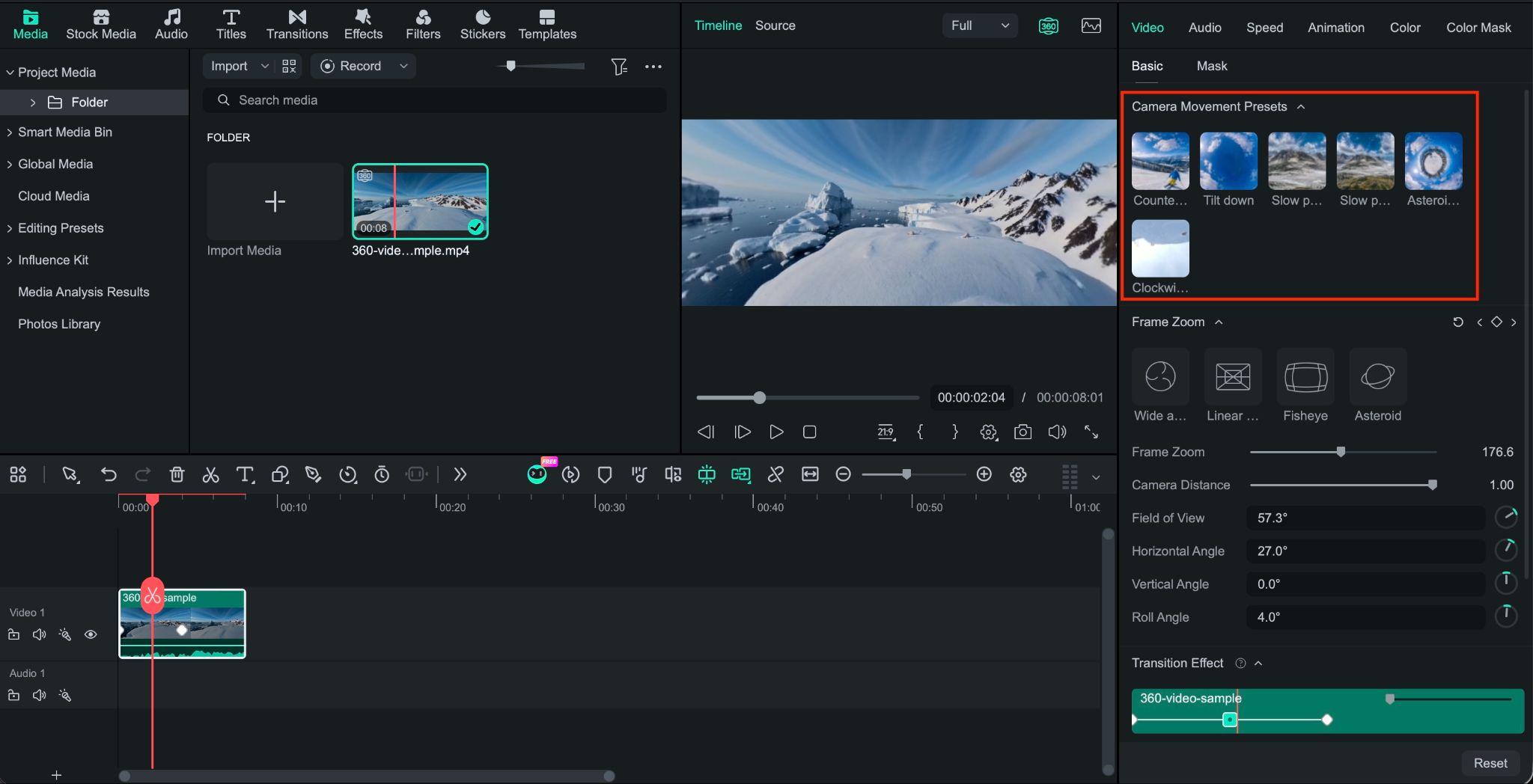 add camera movement