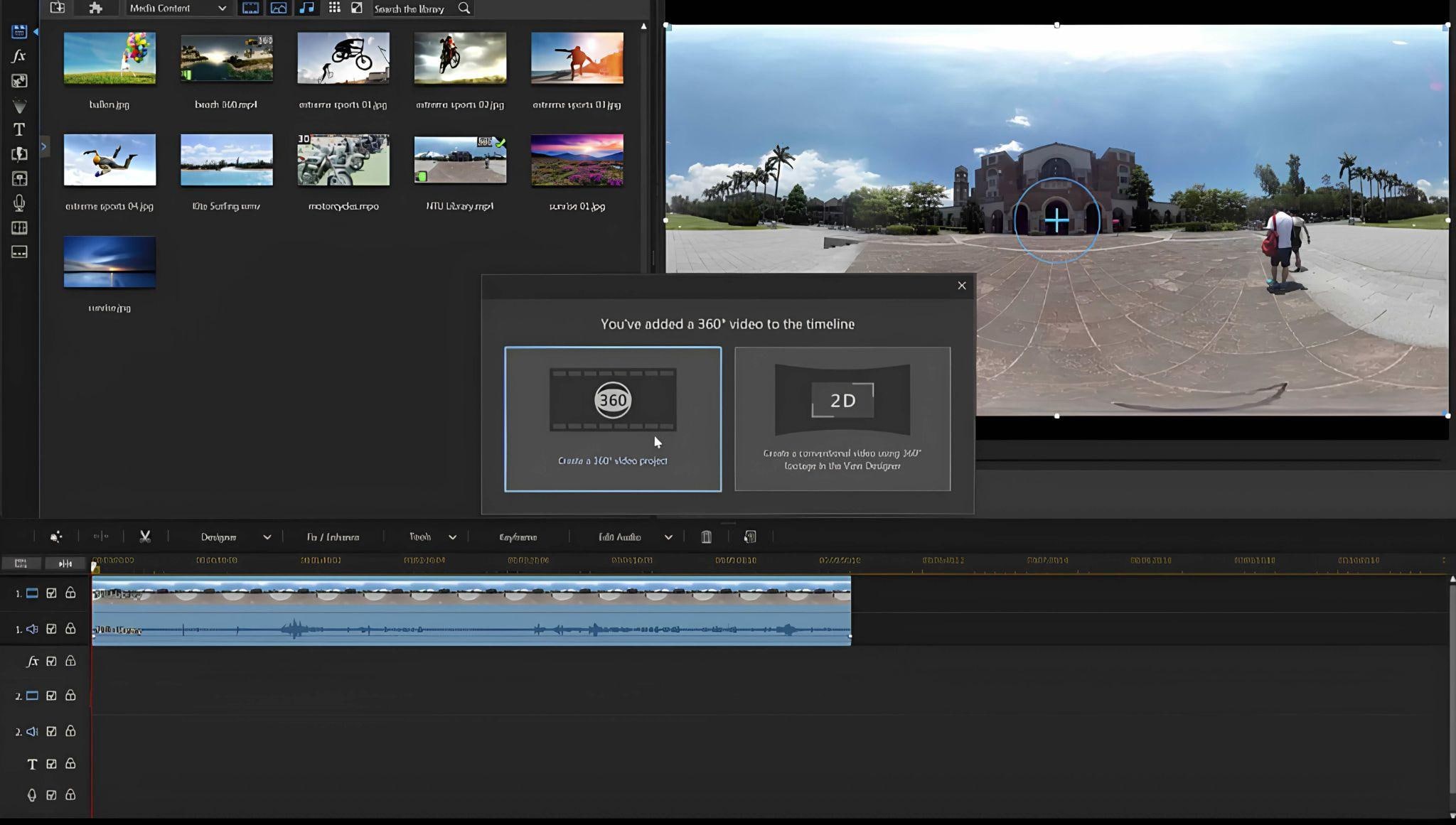 powerdirector dji video editor