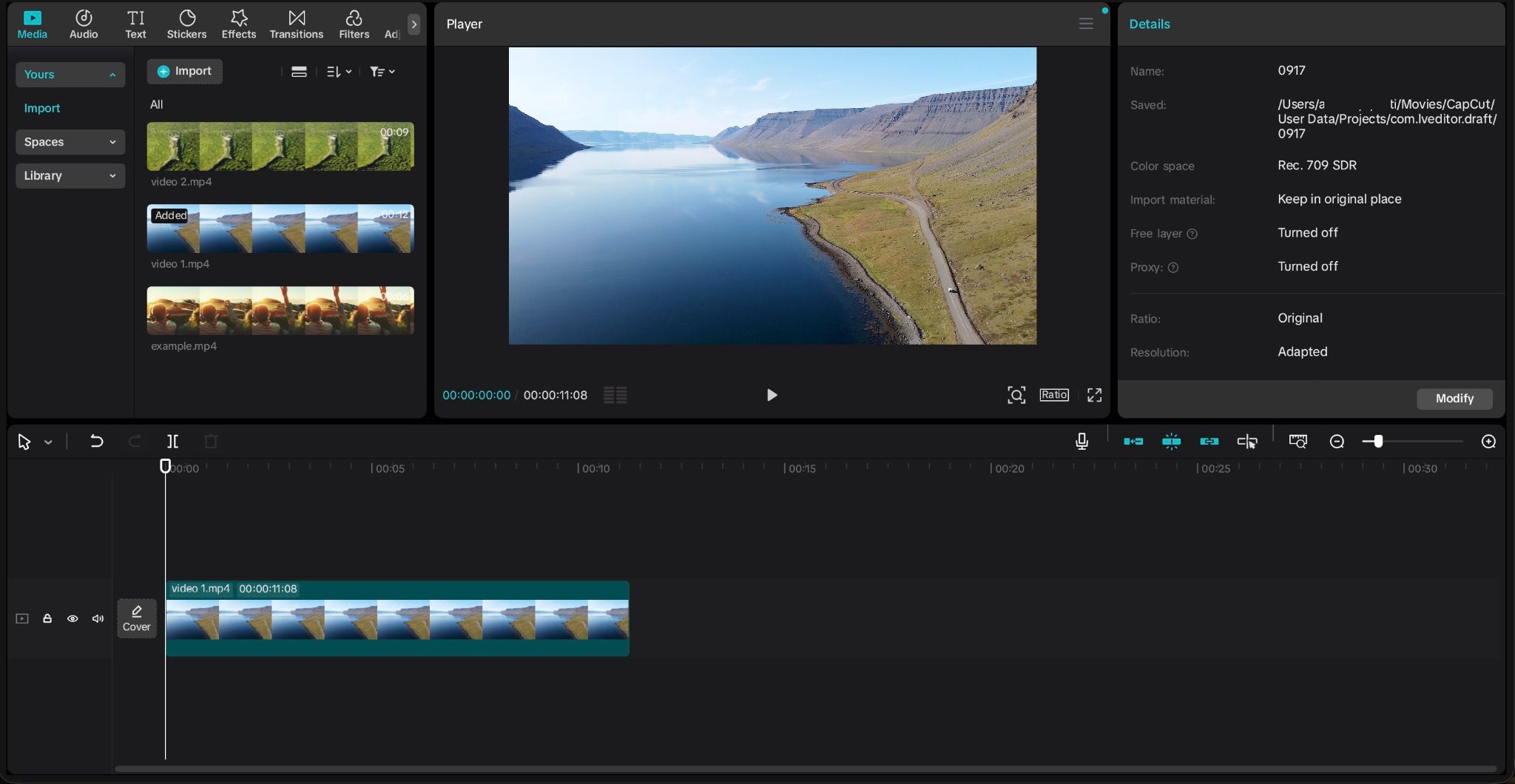 import video to capcut